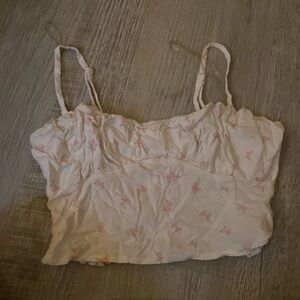 LA HEARTS BUTTERFLY TANK TOP